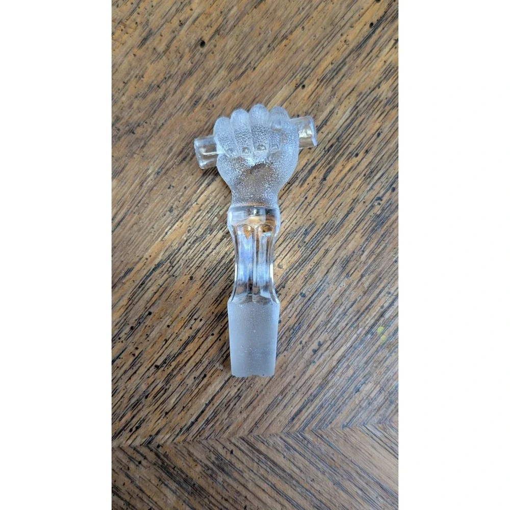 Vintage Etched Glass Decanter/Claret Jug Carafe With Stopper